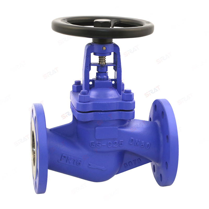 Bellows globe valves