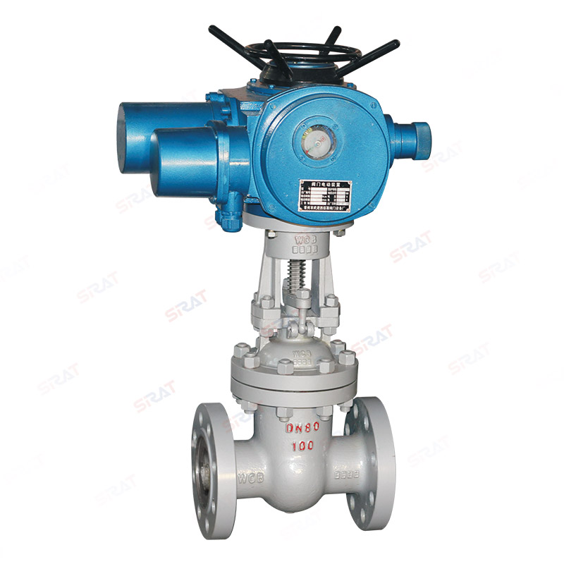 Cast steel electric gate valve