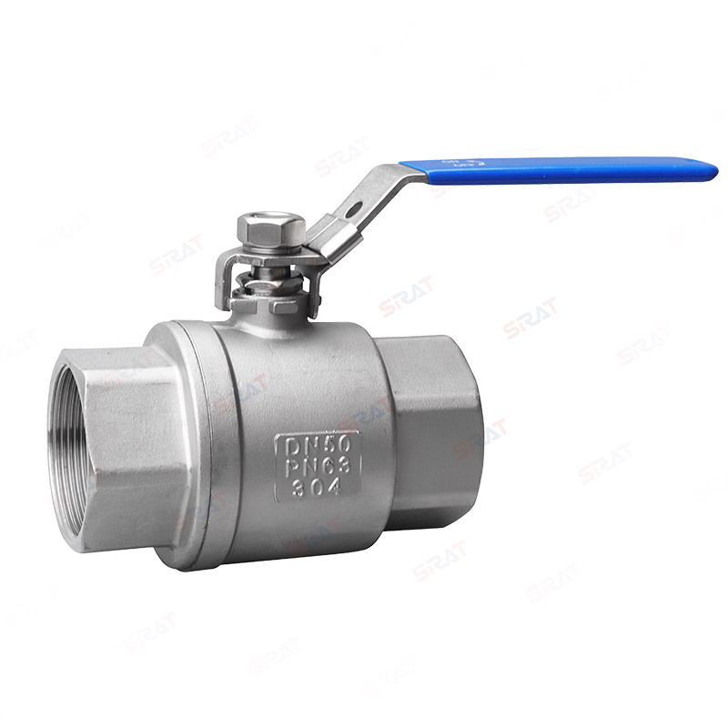 German standard two-piece internal thread ball valve