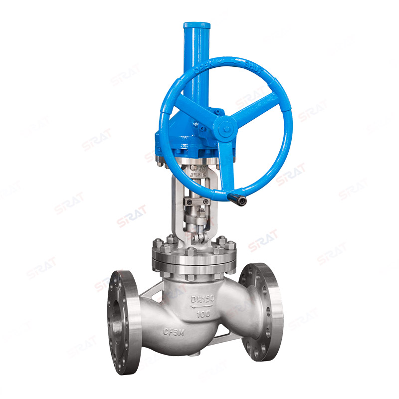 Large caliber globe valve
