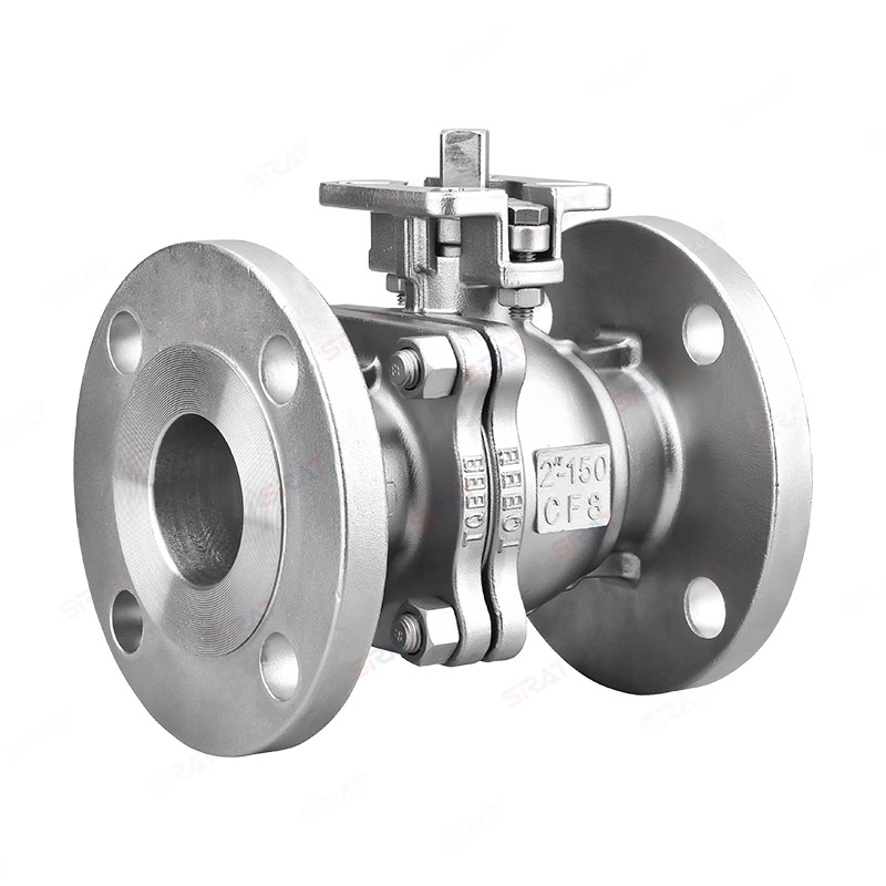 American standard flange high platform ball valve
