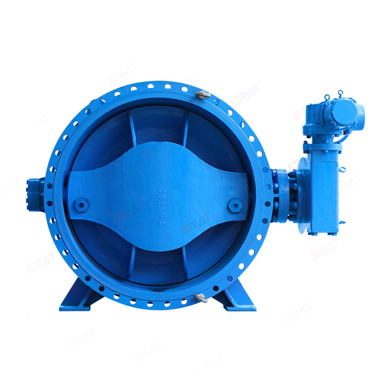 Large diameter flange butterfly valve
