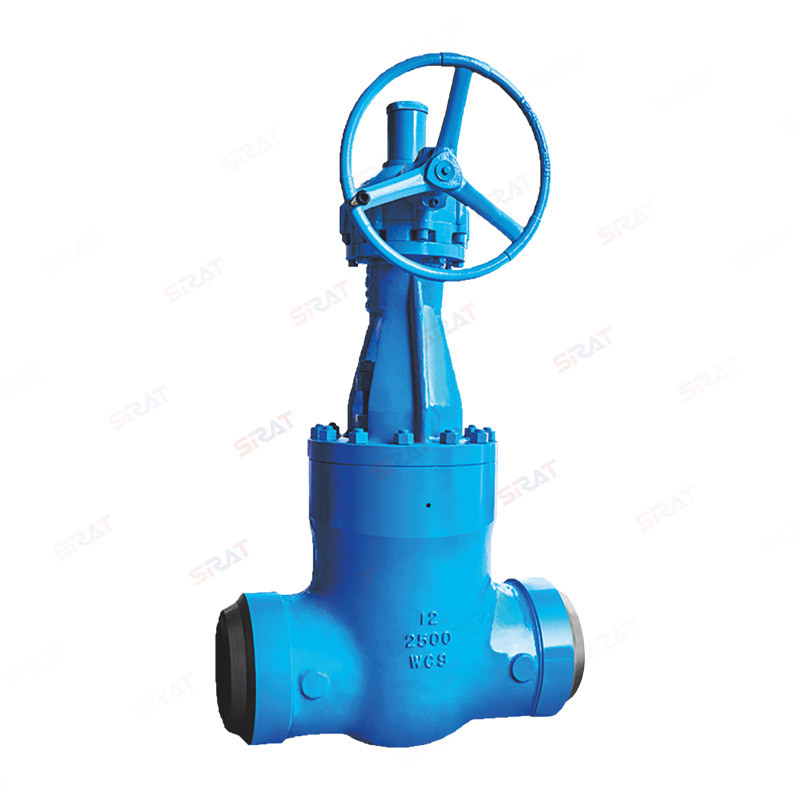 Power station gate valve