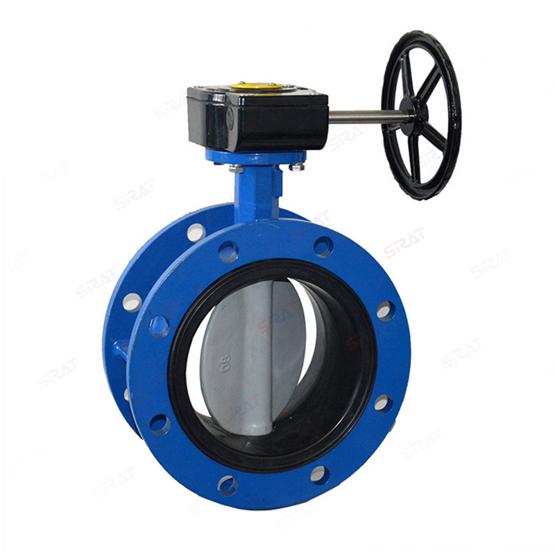 Soft sealed flange butterfly valve