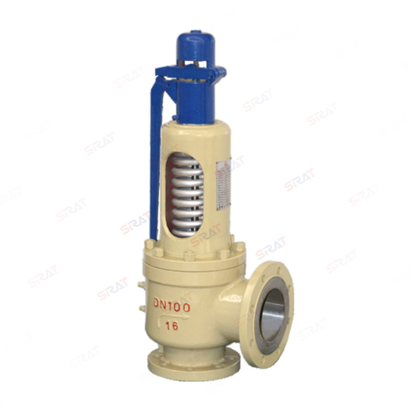 Spring fully open safety valve