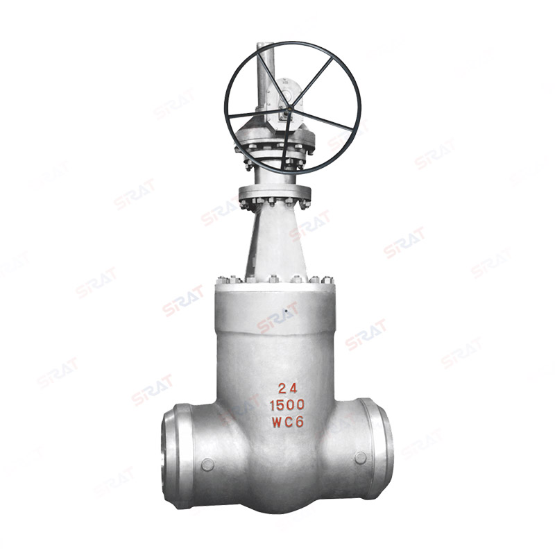 Power station gate valve