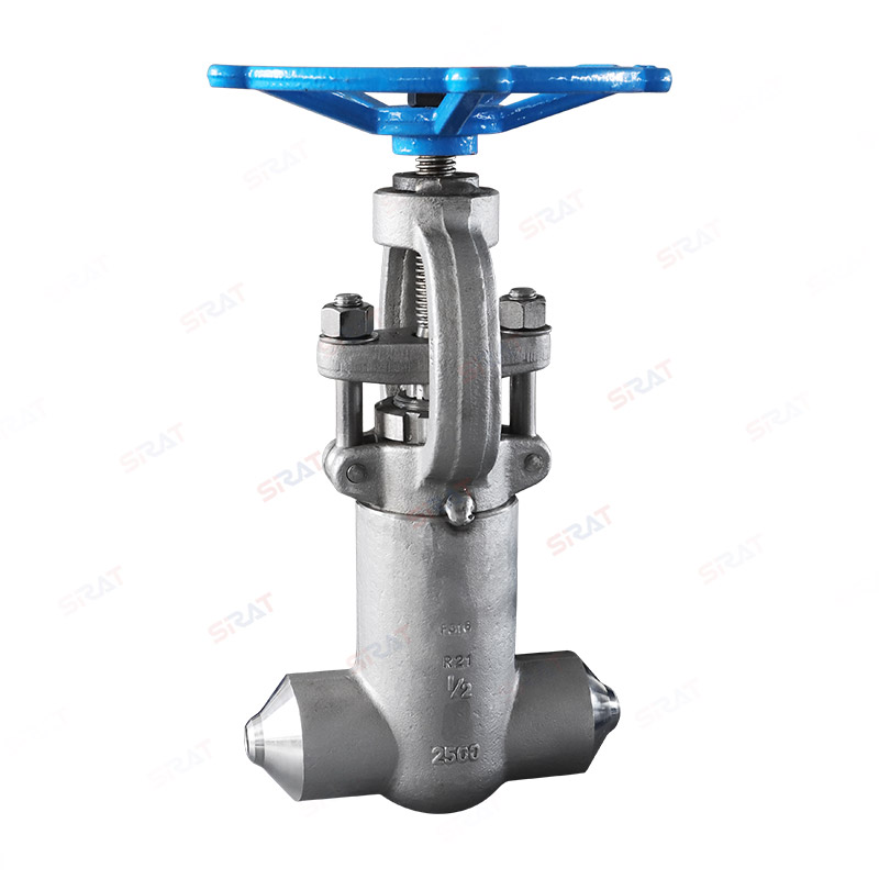 Forged steel self sealing butt welded globe valve