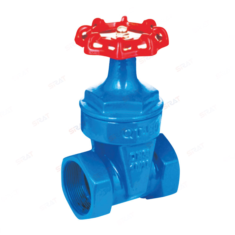 Soft sealed threaded gate valve