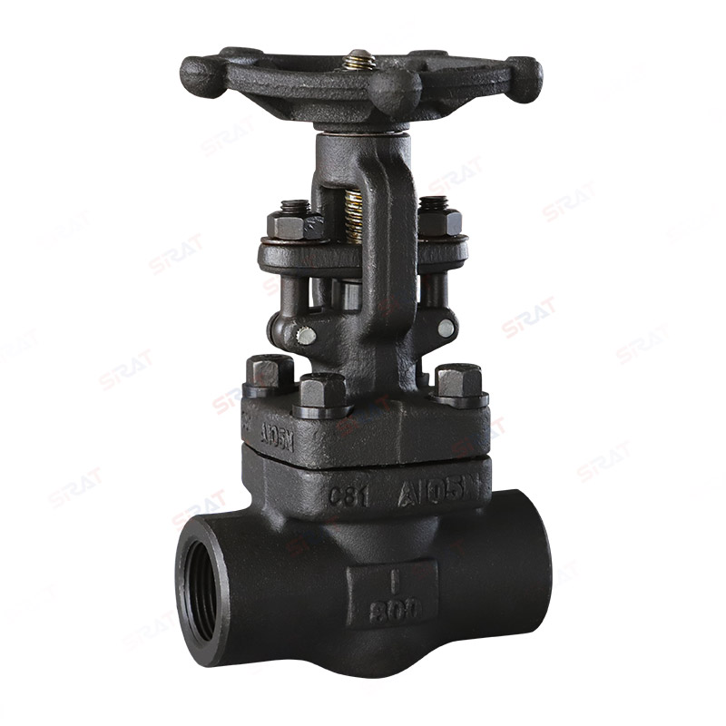 Forged steel threaded gate valve