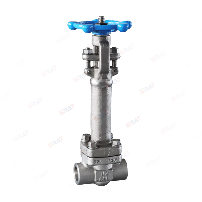 Forged steel low-temperature butt welded gate valve
