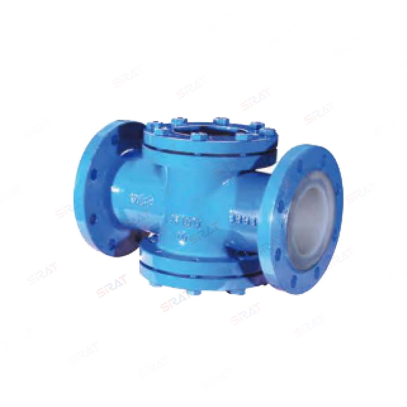 Fluorine lined four-way mirror