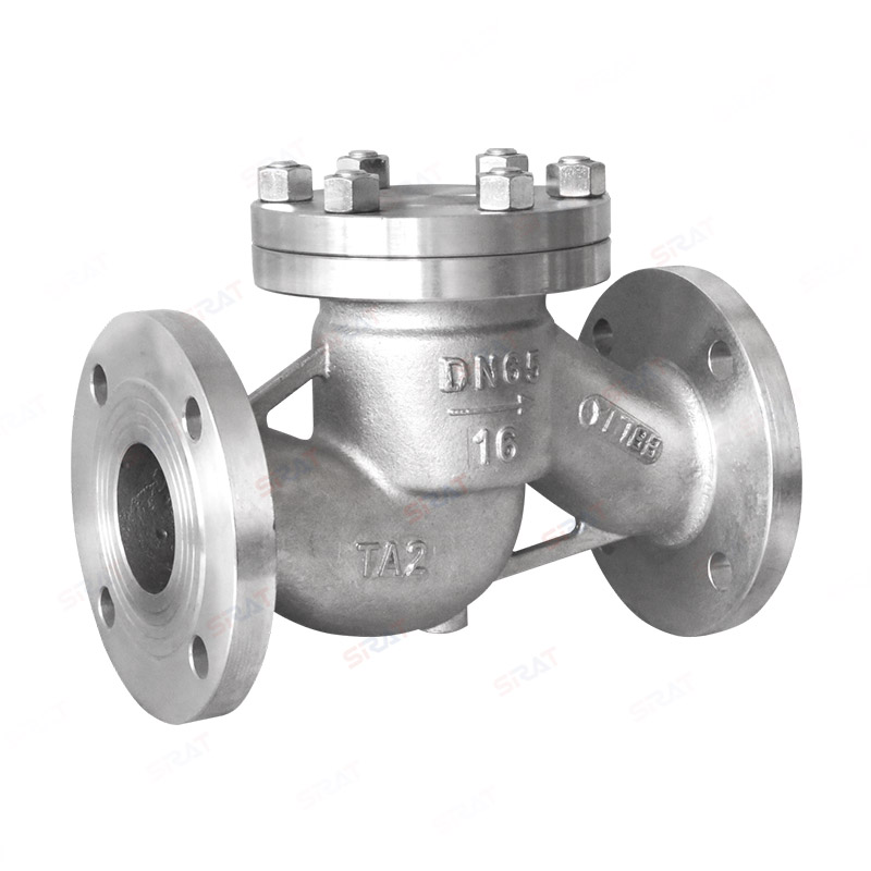 National standard titanium lift check valve