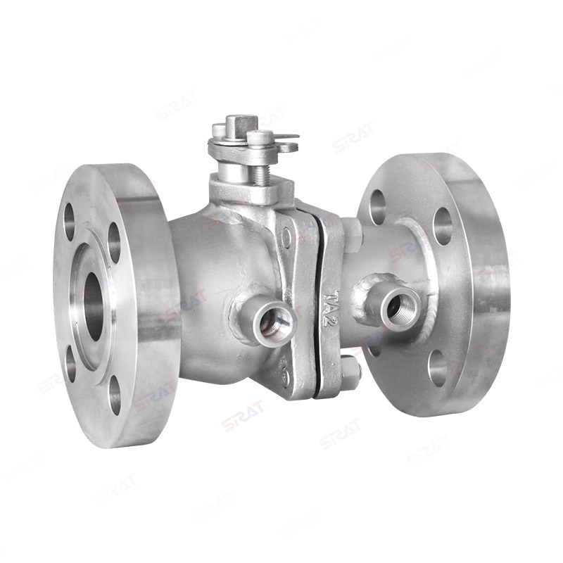 Titanium insulated ball valve