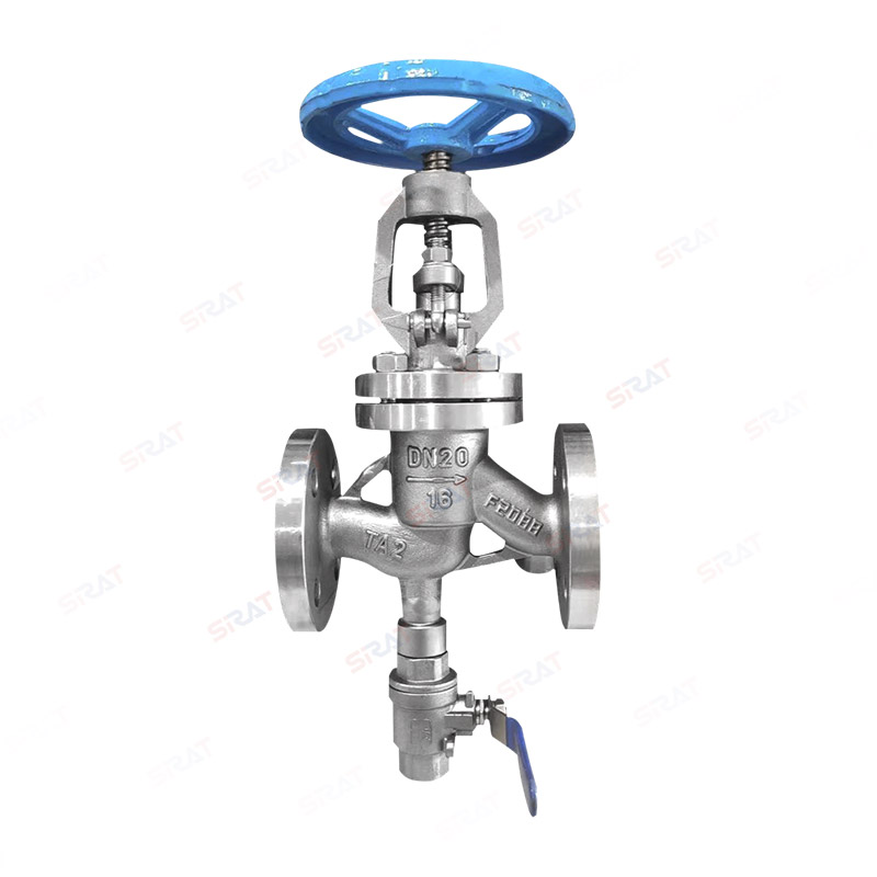 Titanium antibiotic shut-off valve