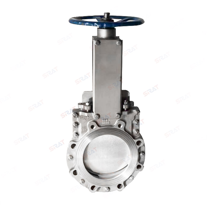 Stainless steel manual knife gate valve