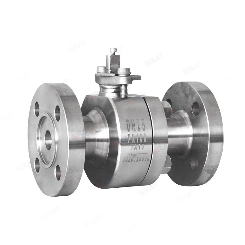 Titanium forged steel ball valve