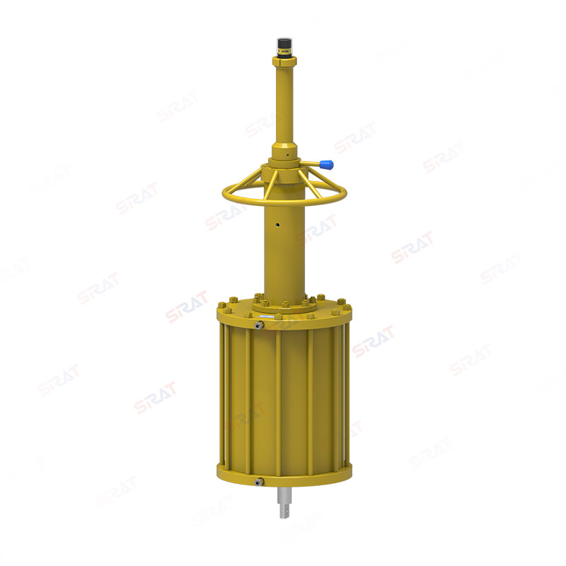 Straight stroke series pneumatic actuator