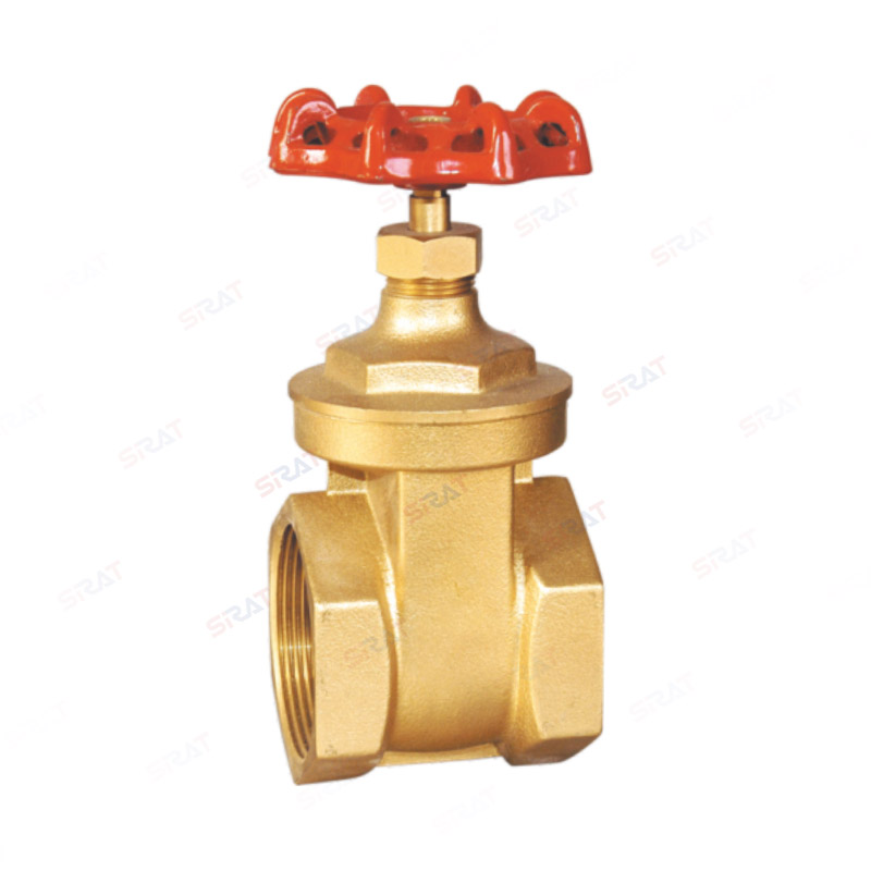 Brass gate valve