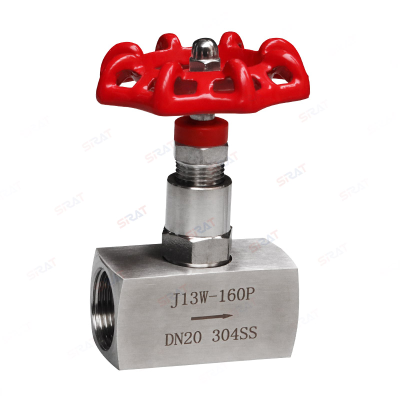 Threaded needle valve