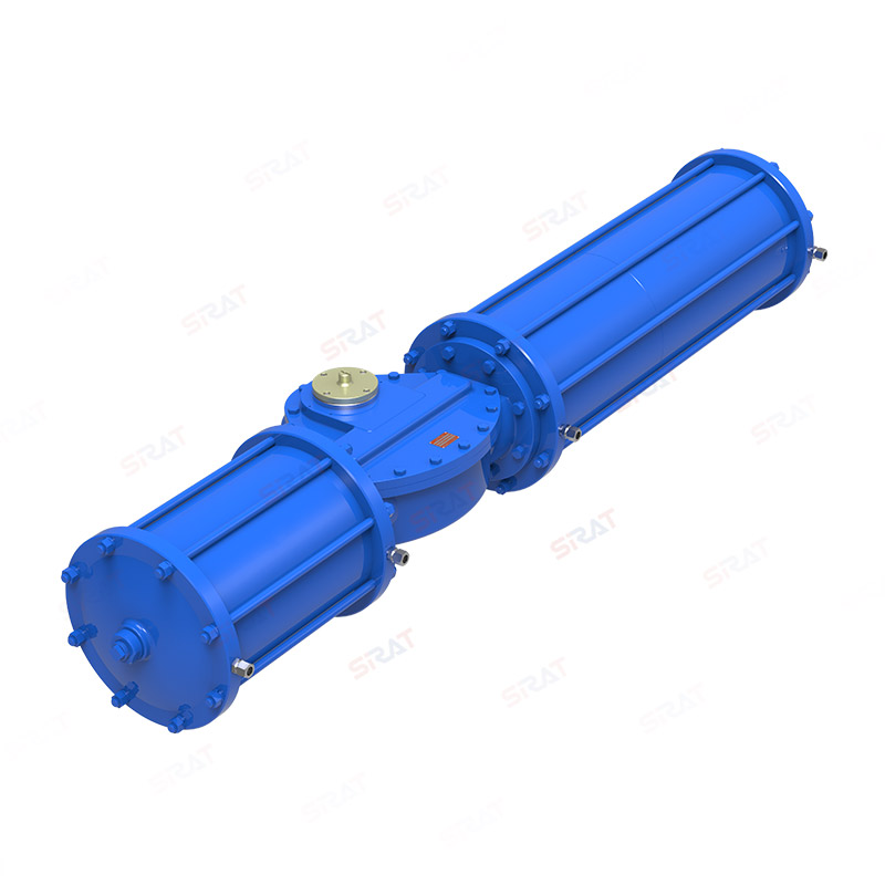 AW-S series pneumatic actuator - large-sized cylinder block