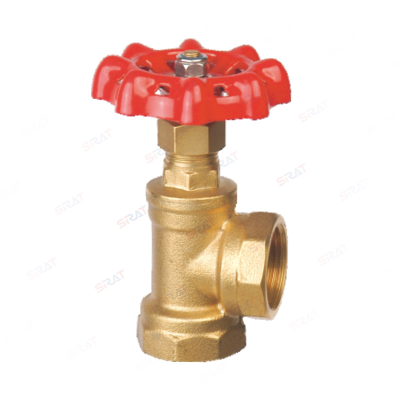 Brass angle globe valve