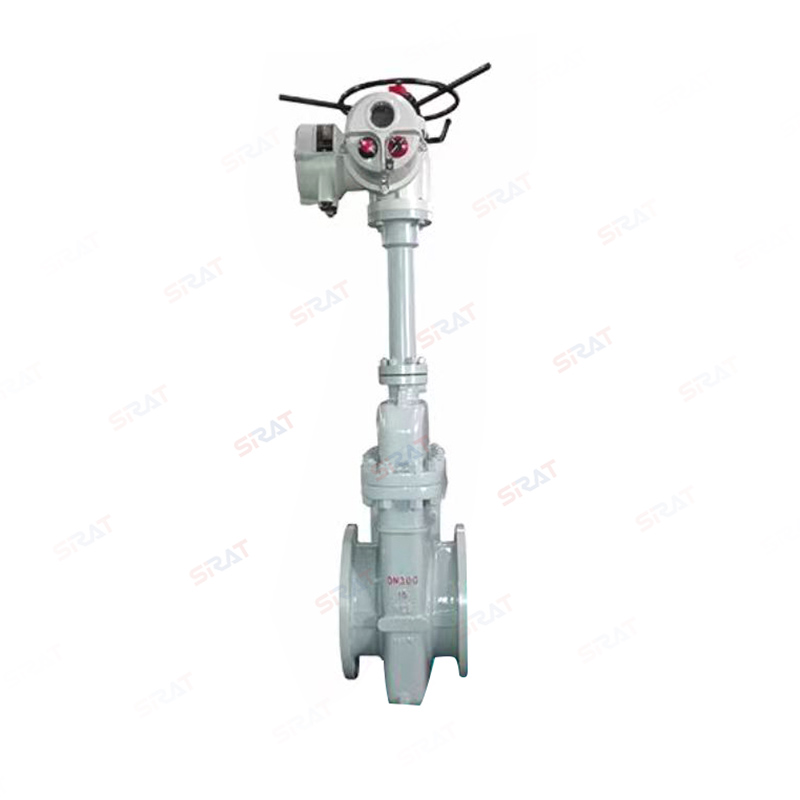 Electric flat gate valve