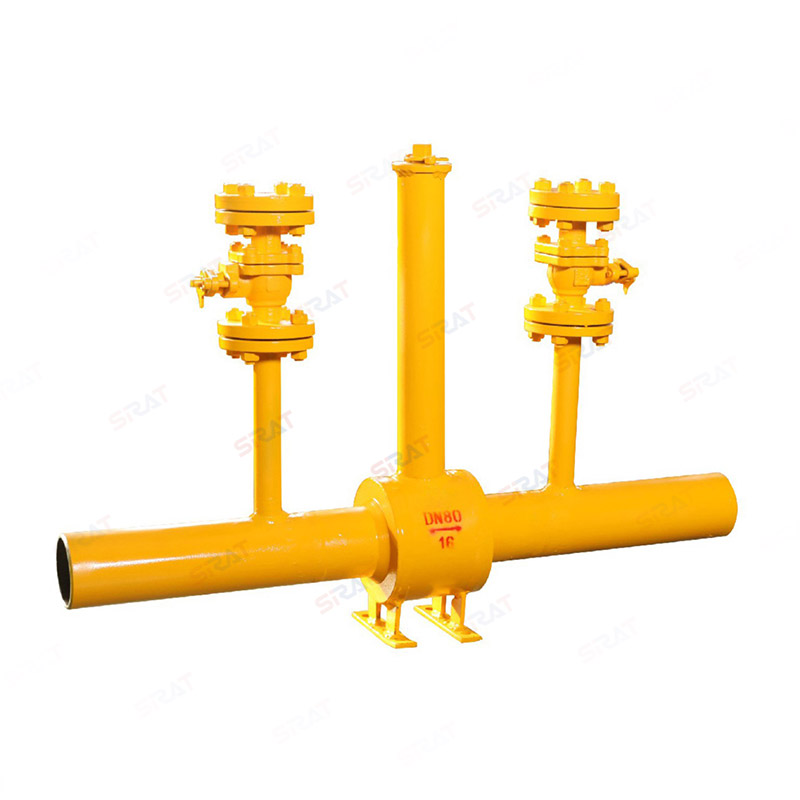 Directly buried release type natural gas ball valve