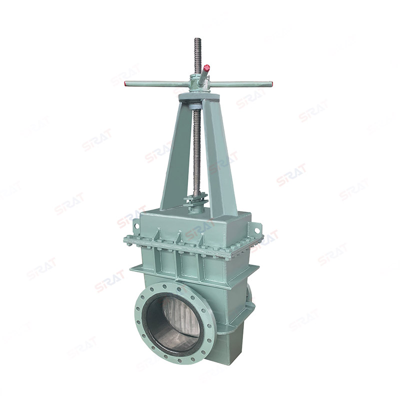 Manual lined rubber gate valve