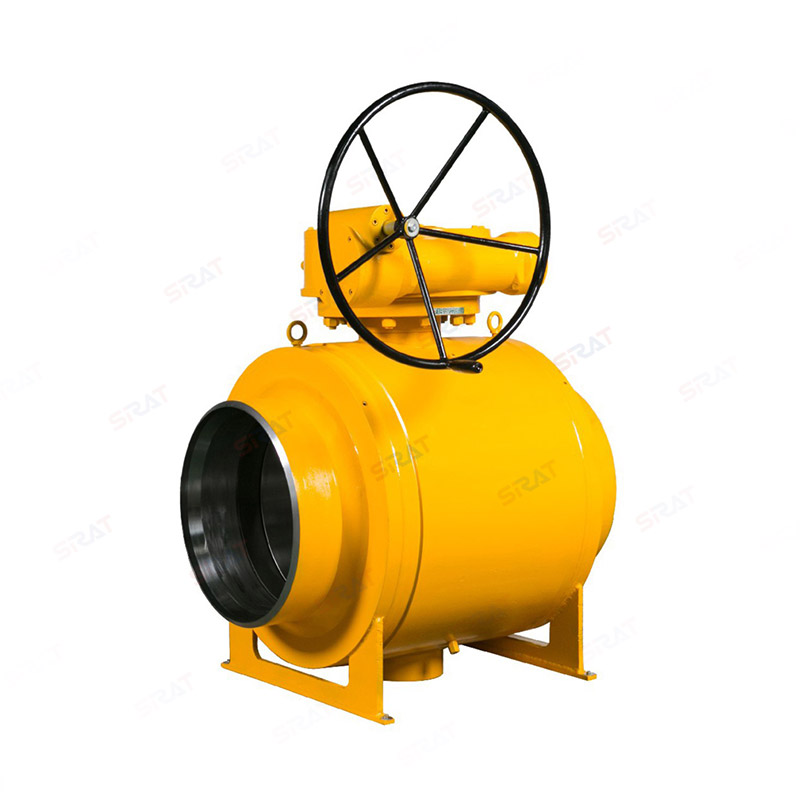 Large diameter forged steel fully welded ball valve