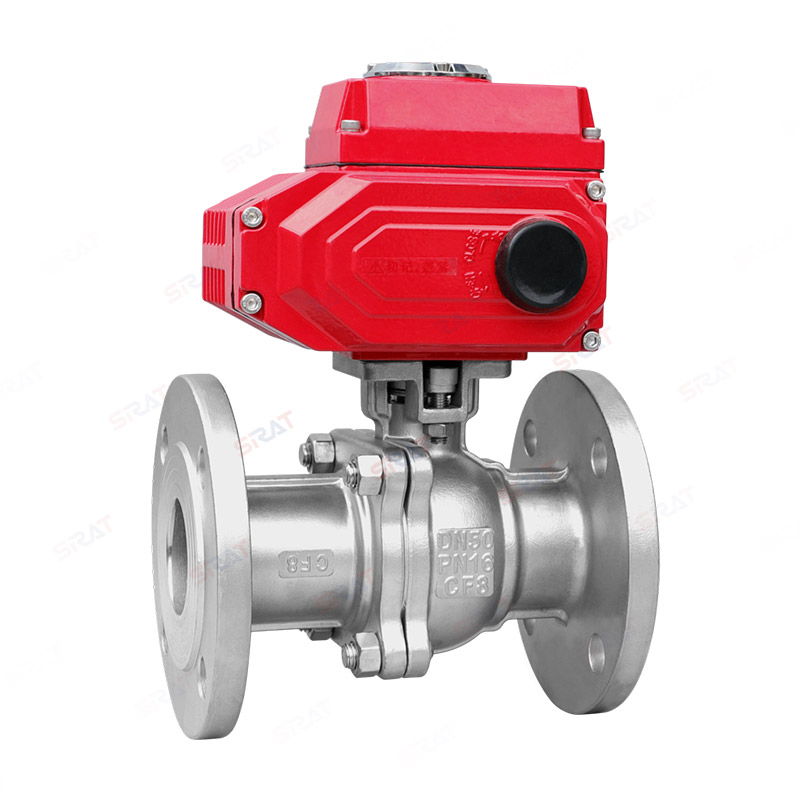 Electric flange ball valve