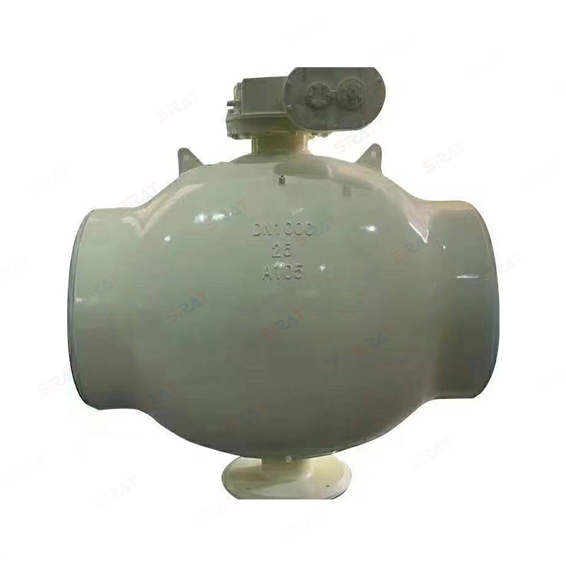 Ball welded ball valve