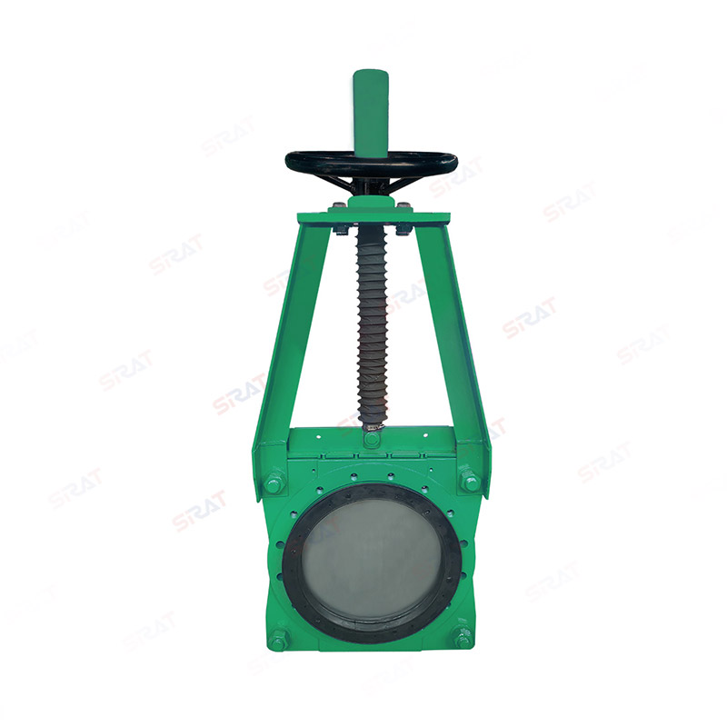 Manual clamp type slurry knife gate valve