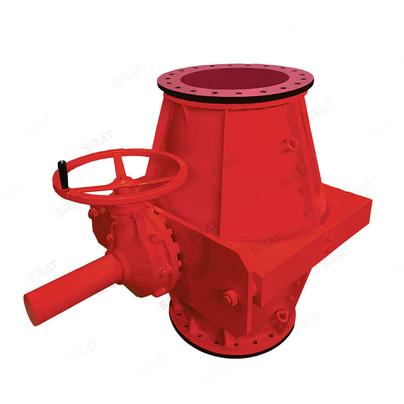 Umbrella gear rubber hose valve (pipe clamp valve)