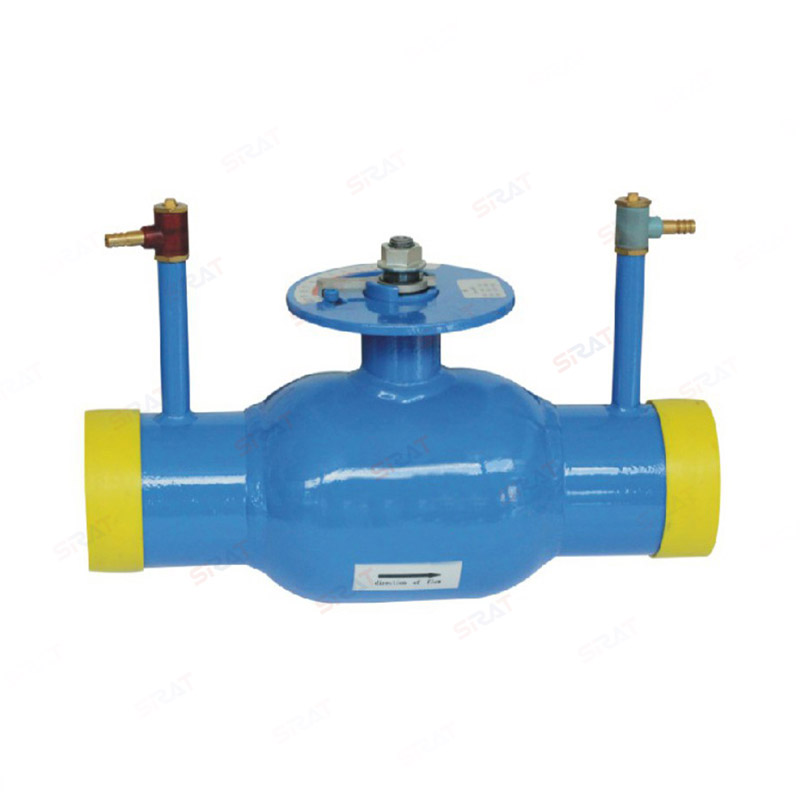 High platform release type fully welded ball valve