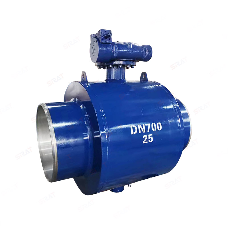 Square fixed turbine ball valve