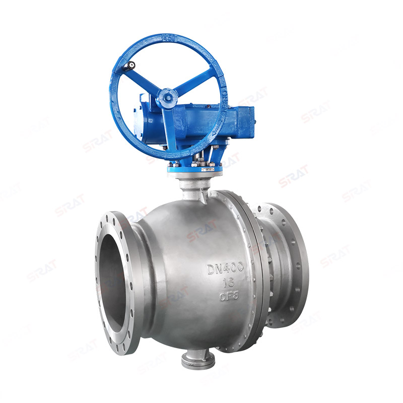 Trunnion mounted ball valve