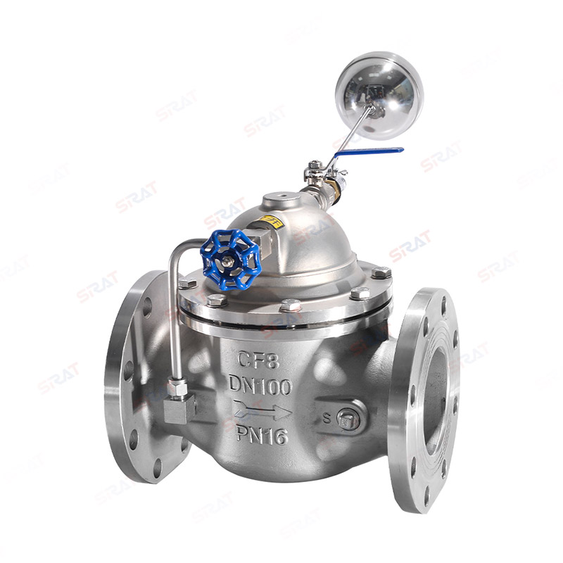 Stainless steel 100X remote control float ball valve