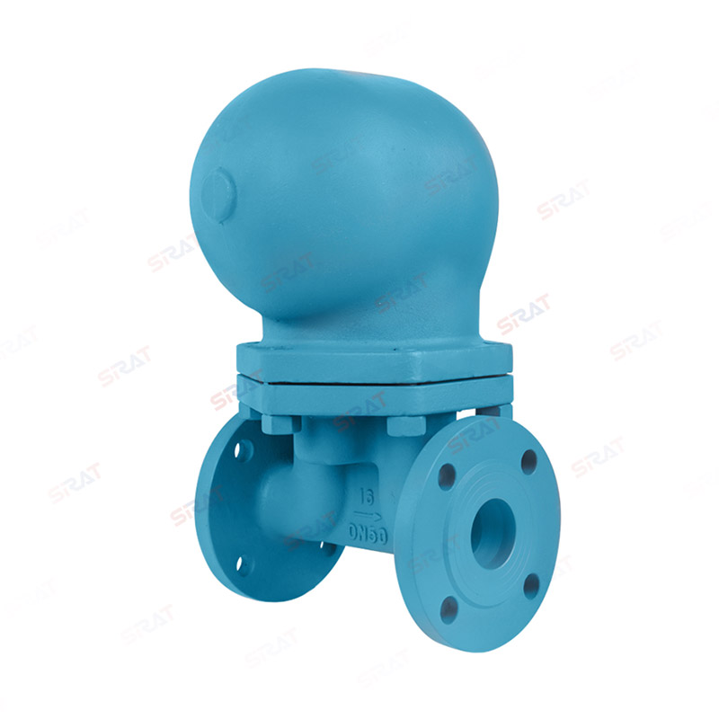 Lever floating ball drain valve