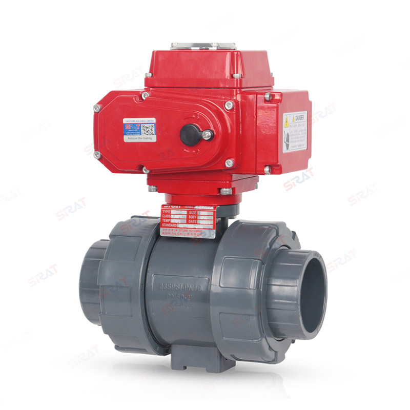 UPVC electric ball valve