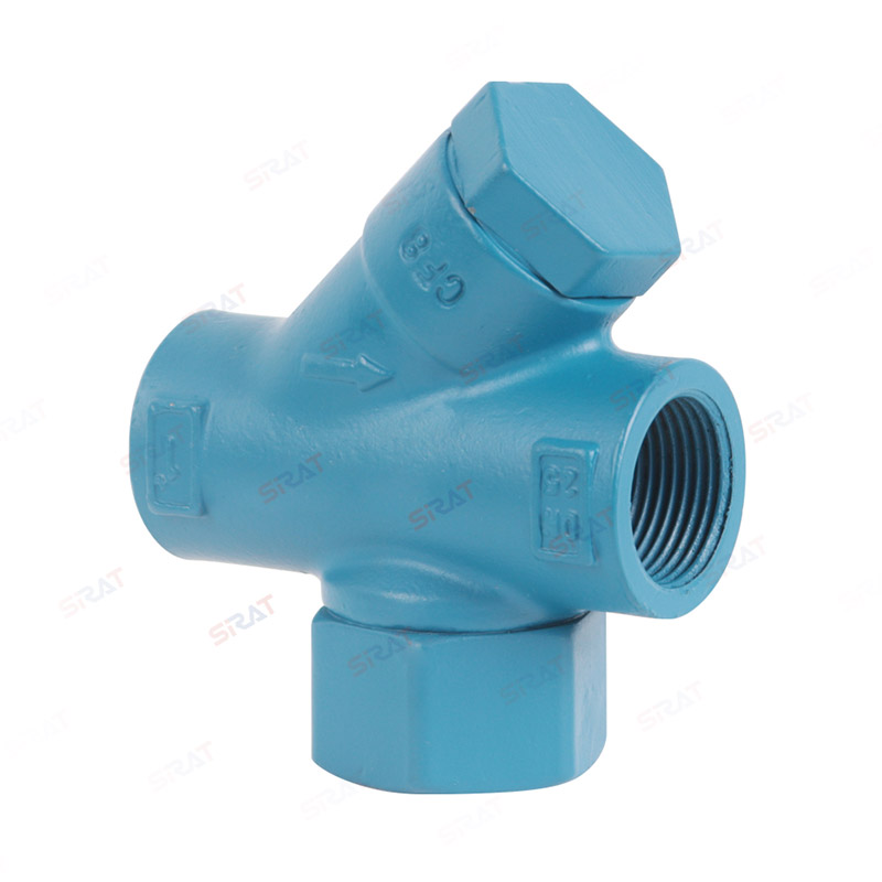 Thermal power Y-shaped drain valve