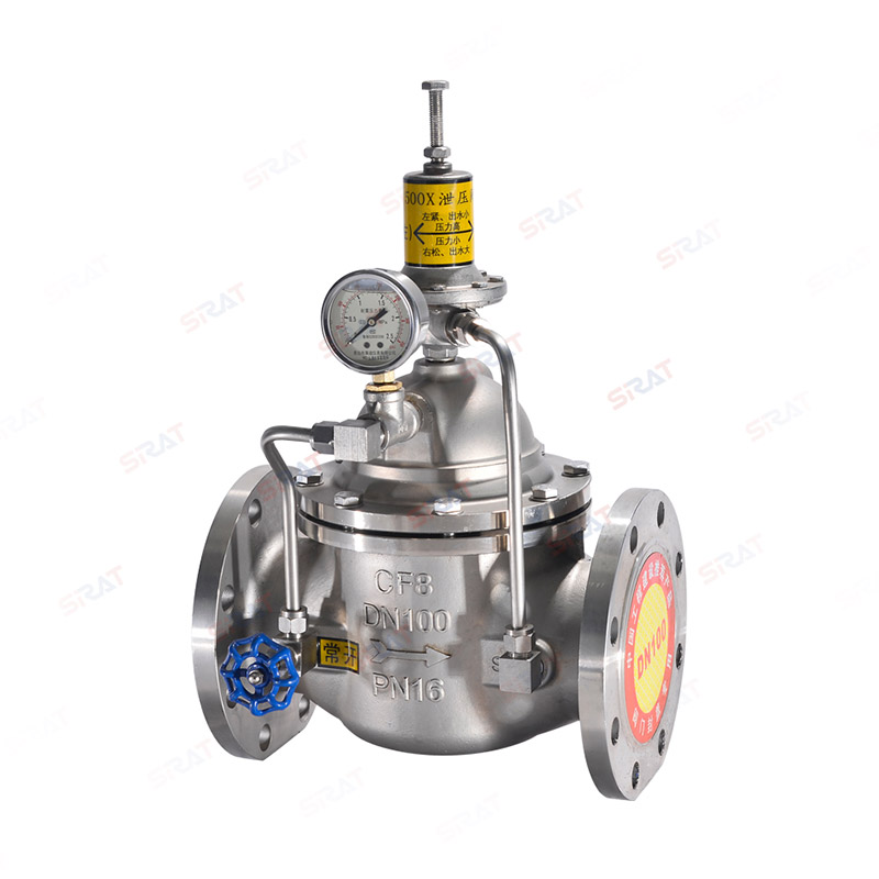 Stainless steel 500X pressure relief valve