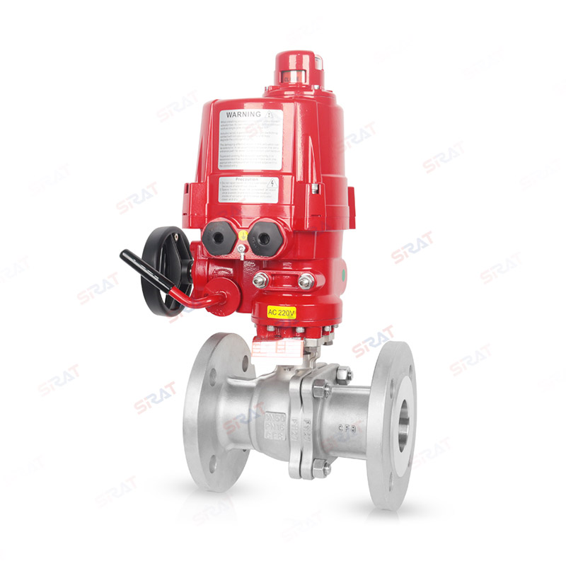 Electric ball valve regulating type