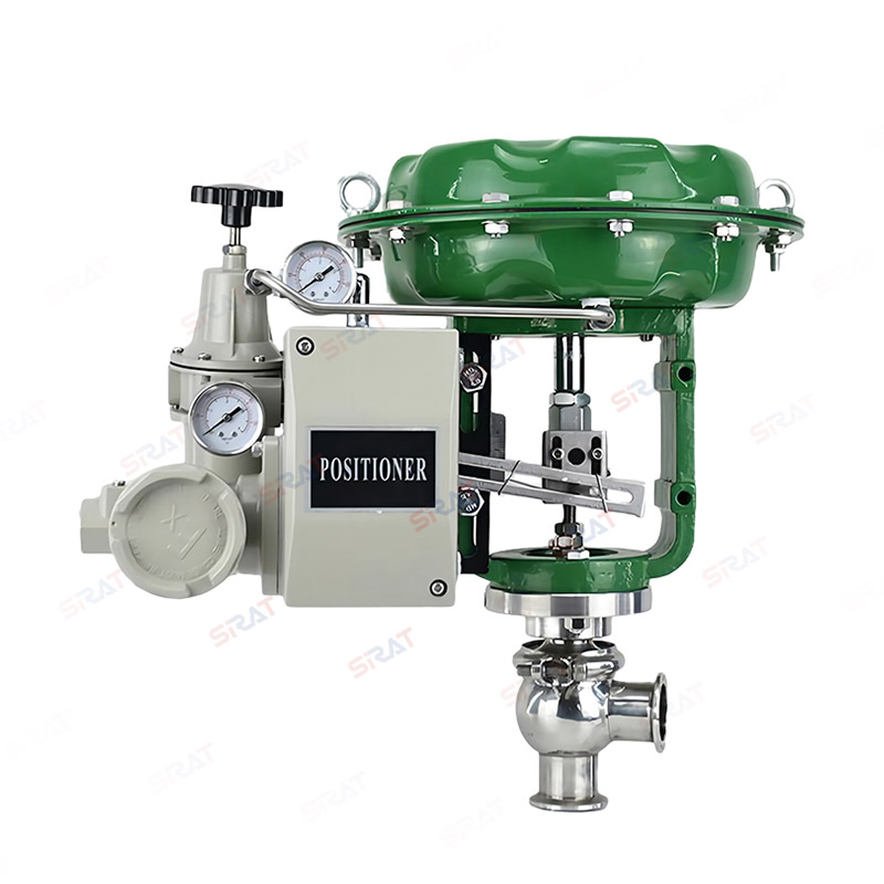 Sanitary pneumatic control valve