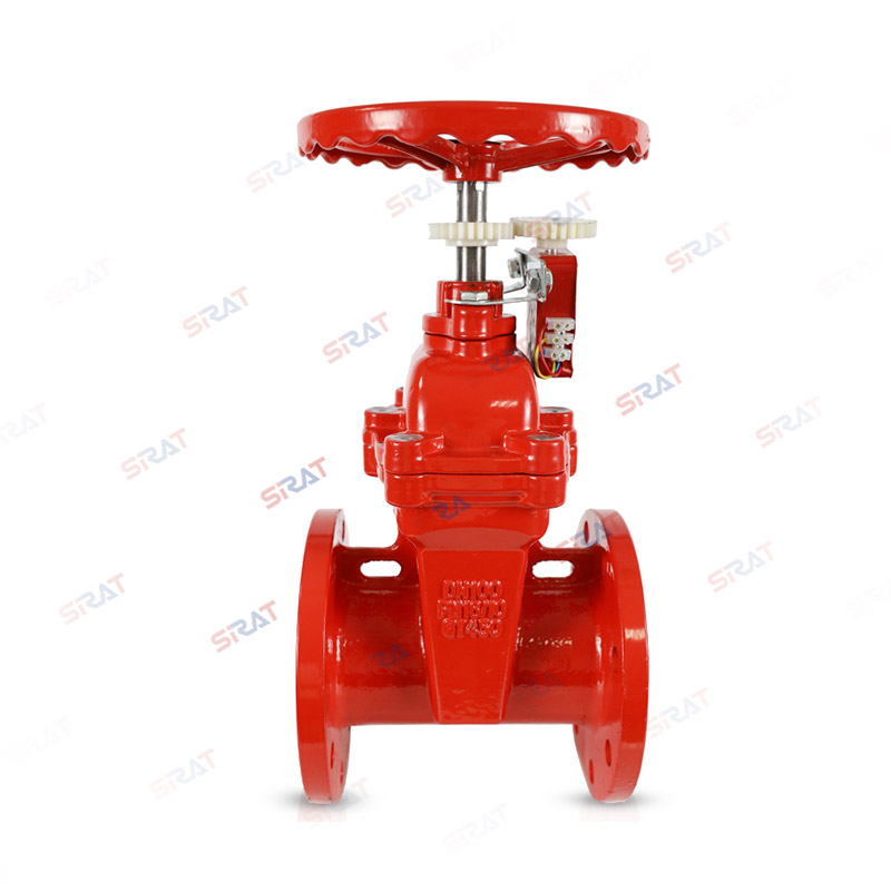 Fire signal gate valve