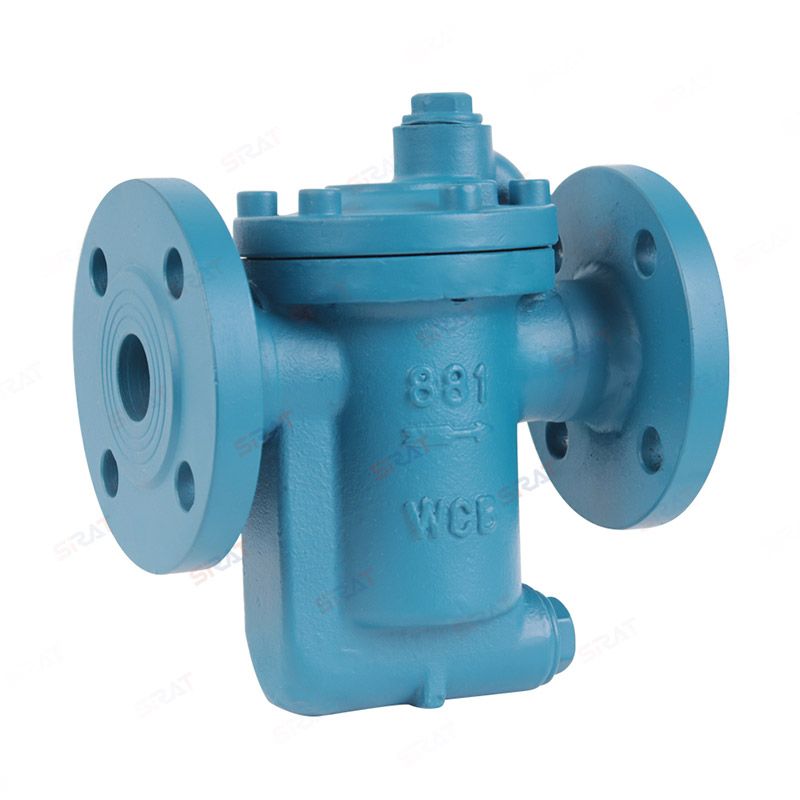 Inverted bucket drain valve