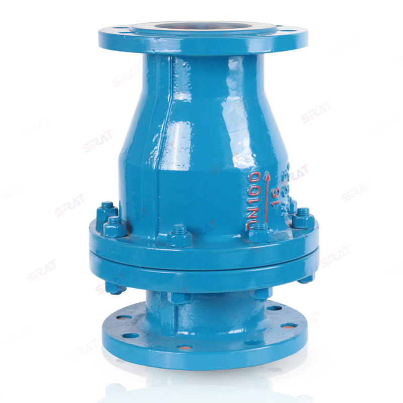Fluorine lined rotary check valve
